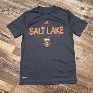 Adidas Dark Gray Salt Lake Training Tee